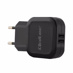 Qoltec 50186, Intérieure, Secteur, 5 V, Noir