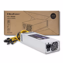 Qoltec 50349 unité d'alimentation d'énergie 1800 W ATX Gris
