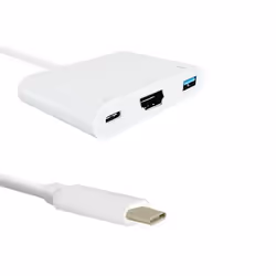 Qoltec 50425, USB 3.2 Gen 2 (3.1 Gen 2) Type-C, HDMI, USB 3.2 Gen 1 (3.1 Gen 1) Type-A, USB, 51 mm, 58 mm, 11 mm