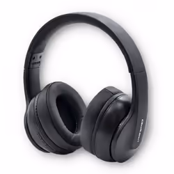 Qoltec 50844, Sans fil, Appels/Musique, 213 g, Écouteurs, Noir