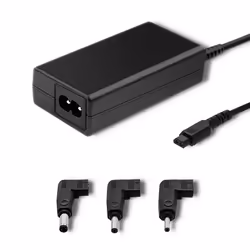 Qoltec 51756 adaptateur de puissance & onduleur Intérieure 65 W Noir