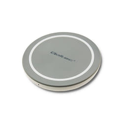 Qoltec 51840 chargeur d'appareils mobiles Autres, Smartphone, Tablette Gris CC Recharge sans fil Charge rapide Auto
