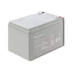 Qoltec 53045, Batterie, 14 Ah, 12 V, Blanc, 210 A, 15 cm