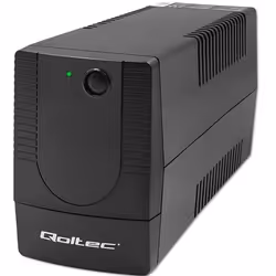 Qoltec 53772, Interactivité de ligne, 0,65 kVA, 360 W, Sinus, 140 V, 300 V