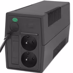 Qoltec 53772 alimentation d'énergie non interruptible Interactivité de ligne 0,65 kVA 360 W 1 sortie(s) CA
