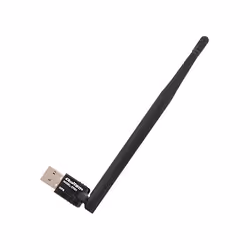 Qoltec 57001, Sans fil, USB, WLAN, 150 Mbit/s, Noir