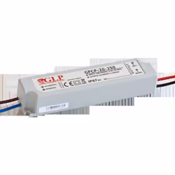 Alimentation LED tension constante 350mAmA étanche IP67 GLP Puissance maximale : 20W. 20W 25000h IP67 Poids : poids Indice de ...