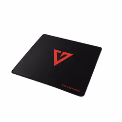 Modecom Volcano Elbrus, Noir, Rouge, Image, Tissu, Base antidérapante, Tapis de souris de jeu
