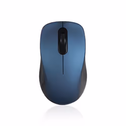 Modecom MC-WM10S, Ambidextre, Optique, RF sans fil, 1600 DPI, Noir, Bleu
