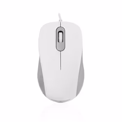 Modecom MC-M10S, Ambidextre, Optique, USB Type-A, 1000 DPI, Blanc