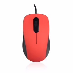 Modecom MC-M10S, Ambidextre, Optique, USB Type-A, 1000 DPI, Rouge