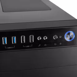 Modecom Oberon Pro Midi Tower Noir - Vue supplémentaire 7