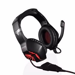 Modecom VOLCANO MC-839 SWORD, Avec fil, Jouer, 20 - 20000 Hz, Casque, Noir
