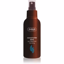 Obtenez une teinte bronzée d’une perfection encore inégalée. Le spray corporel accélérateur de bronzage Ziaja Cocoa Butter co ...