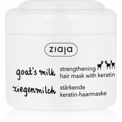 Transformez vos cheveux en un voile doux. Le masque fortifiant pour cheveux secs et abîmés Ziaja Goat’s Milk procure une régé ...
