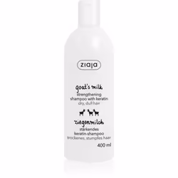 Permettez à vos cheveux de briller à nouveau. Le shampoing fortifiant pour cheveux secs et abîmés Ziaja Goat's Milk leur redo ...