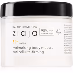 Enveloppez votre peau d'une consistance fouettée au parfum de mangue. La mousse hydratante anti–celulite Ziaja Baltic Home Sp ...