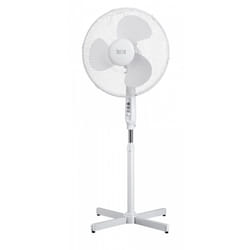 Beeztees - teesa ventilateur sur pied TSA8022, 90 °, 45 w oscillation 3 vitesses, automatique, blanc