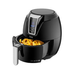 Teesa TSA8046 friteuse Unique 3,2 L Autonome 1400 W Friteuse d’air chaud Noir