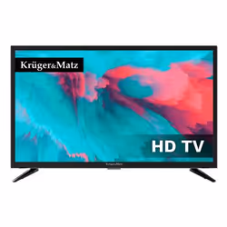 Krüger&Matz KM0224-T4, 61 cm (24"), 1366 x 768 pixels, DLED, Smart TV, Wifi, Noir