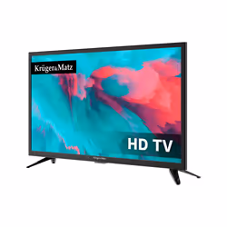 Krüger&Matz KM0224-T4 TV 24" HD Smart TV Wifi Noir 220 cd/m²