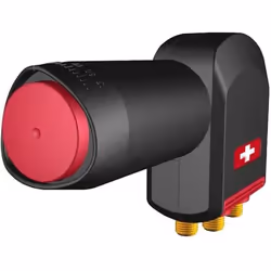 LNB Quad - OPTICUM - Red Rocket - Facteur de bruit 01dB - Connecteur plaqué or - Protection étanche