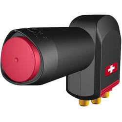 LNB Quad - OPTICUM - Red Rocket - Facteur de bruit 01dB - Connecteur plaqué or - Protection étanche