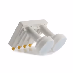 Opticum LMQP-04H convertisseur abaisseur de fréquence Low Noise Block (LNB) 10,7 - 12,75 GHz Blanc