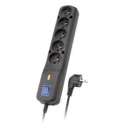 Parasurtenseur LESTAR 5+ LF-530WA - 5 prises - Filtre anti-interférences - Noir