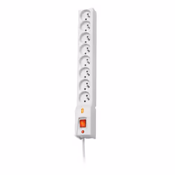 LESTAR LX 810 G-A K.:SZ 1,5M, 303 J, 8 sortie(s) CA, Type E, 230 V, 50 Hz, 10 A