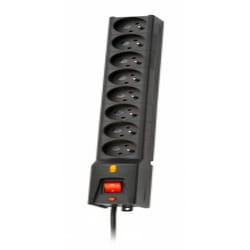 LESTAR LXA 816 G-A K Noir 8 sortie(s) CA 230 V 5 m