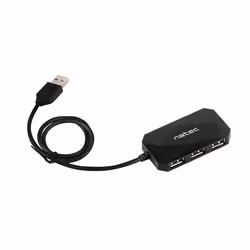 NATEC NHU-0647 hub & concentrateur USB 2.0 480 Mbit/s Noir