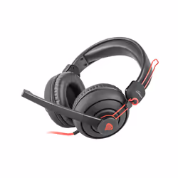 GENESIS H70, Avec fil, Jouer, 20 - 20000 Hz, Casque, Noir, Rouge