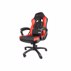 GENESIS SX33, Siège de jeu sur PC, 120 kg, Siège rembourré, Dossier rembourré, Noir, Noir, Rouge