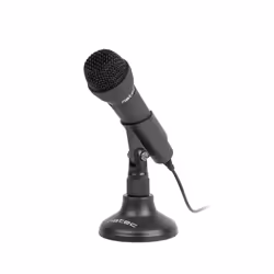 NATEC ADDER, Microphone de conférence, -55 dB, 20 - 20000 Hz, Omnidirectionnel, Condensateur, Avec fil