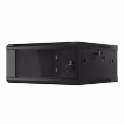 Lanberg WF01-6604-10B étagère 4U Rack monté sur le mur Noir
