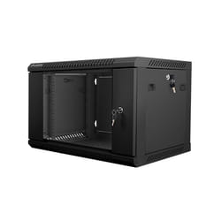 Lanberg WF01-6406-10B étagère 6U Rack monté sur le mur Noir
