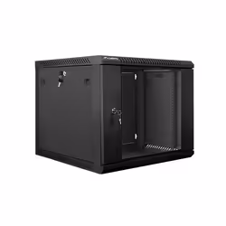 Lanberg WF01-6609-10B étagère 9U Rack monté sur le mur Noir