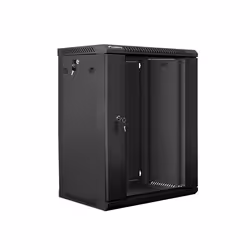 Lanberg WF01-6415-10B étagère 15U Rack monté sur le mur Noir - Vue supplémentaire 5