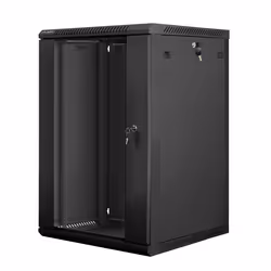 Lanberg WF01-6618-10B, Rack monté sur le mur, 18U, 60 kg, 30 kg, Noir