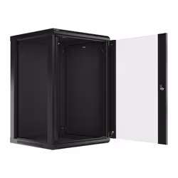 Lanberg WF01-6618-10B étagère 18U Rack monté sur le mur Noir - Vue supplémentaire 10