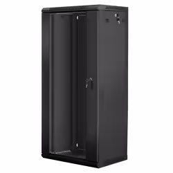 Lanberg WF01-6427-10B, Rack monté sur le mur, 27U, 60 kg, 36 kg, Noir