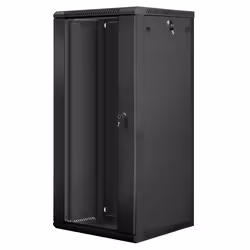 Lanberg WF01-6627-10B, Rack monté sur le mur, 27U, 60 kg, 41 kg, Noir