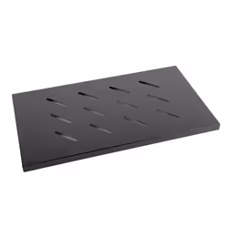 Lanberg AK-1002-B, Étagère, Noir, 120 kg, 1U, 48,3 cm (19"), 465 mm