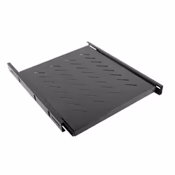 Lanberg AK-1007-B, Etagère ajustable, Noir, 60 kg, 1U, 48,3 cm (19"), 465 mm