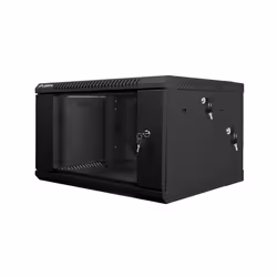 Lanberg WF02-6606-10B, Rack monté sur le mur, 6U, 60 kg, Noir