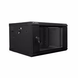 Lanberg WF02-6606-10B étagère 6U Rack monté sur le mur Noir