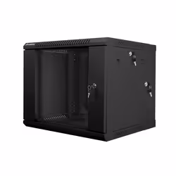 Lanberg WF02-6609-10B étagère 9U Rack monté sur le mur Noir - Vue supplémentaire 4