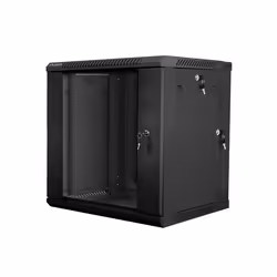 Lanberg WF02-6612-10B, Rack monté sur le mur, 12U, 60 kg, 28 kg, Noir