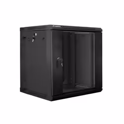 Lanberg WF02-6612-10B étagère 12U Rack monté sur le mur Noir